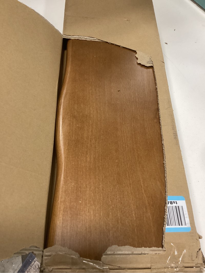 Condition photo showing Good Condition for AZSKY Live Edge Floating Shelves for Wall, 36 Inch Floating Shelf, Light Walnut Wall Mounted Pine Wood Shelf for Storage Living Room Bedroom Kitchen Wall Shelves Set of 1 with Invisible Bracket