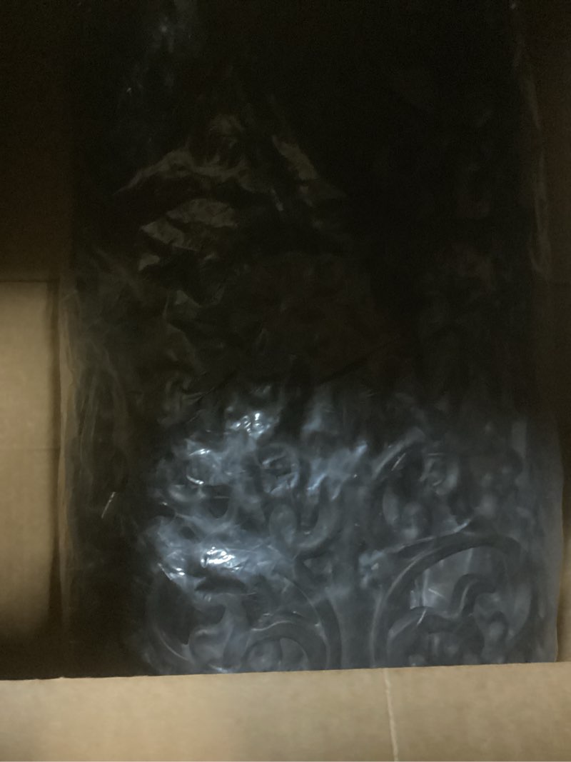 Condition photo showing As Is for Rubber Doormat Outdoor, Outside Door Mat, Durable,Easy Clean,Waterproof Outdoor Rug for Entry, Patio 1'8" x 2'6" (Rectangular) Black Flower