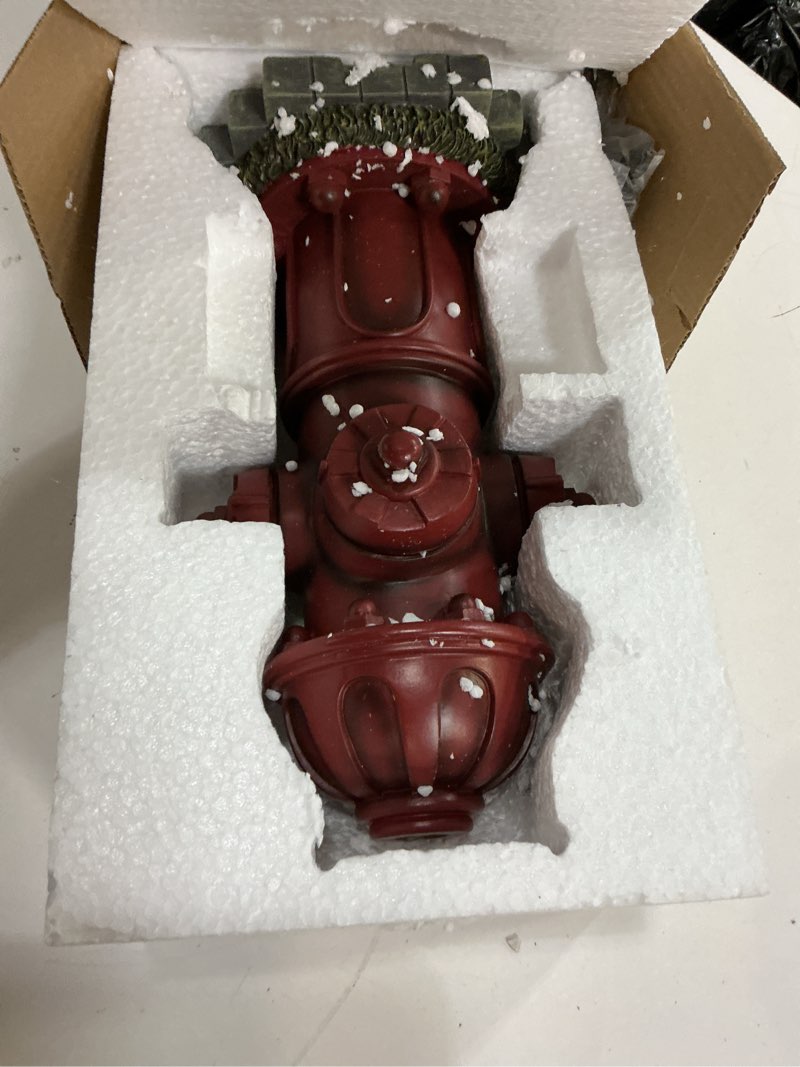 Condition photo showing Good Condition for fire hydrant for dogs to pee on,fire hydrant for dogs,dog fire hydrant pee post for yard,13.2 inches garden fake fire hydrant statue for puppy dog training pee post outdoor decorative with 4 stakes