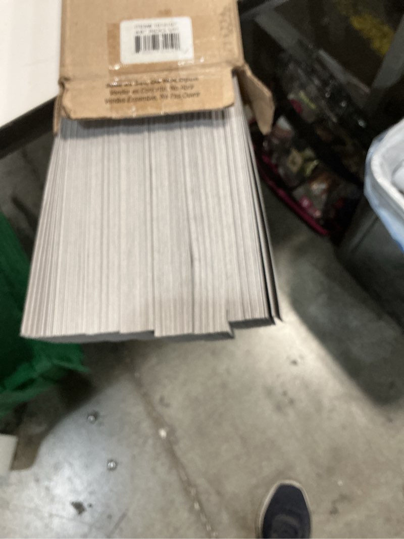 Condition photo showing Good Condition for Redi Shade No Tools Original Room Darkening Pleated Paper Shade Gray, 48" W x 72" L, 6 Pack Gray 48" W x 72" H