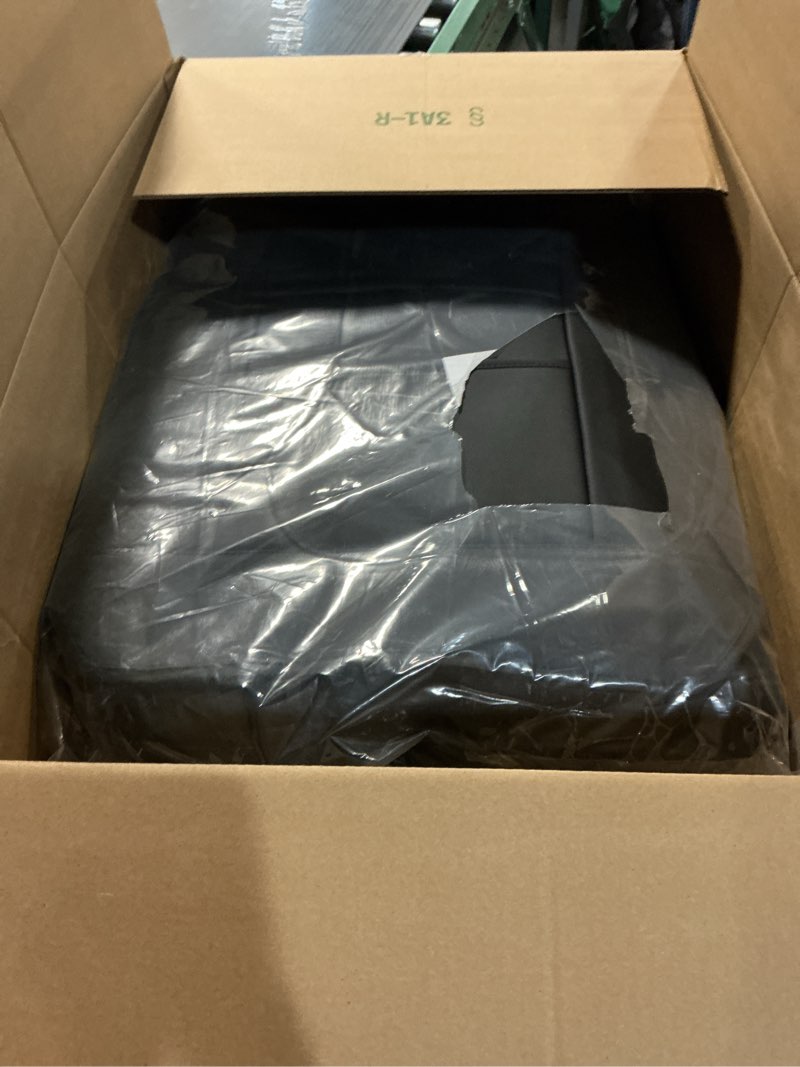 Condition photo showing New/Like New for AOMSAZTO Seat Covers Custom Fit for 2014-2021 Toyota Tundra Crewmax Double Cab Breathable Leather Truck Car Seat Covers Full Set (Black) 5 Seats #068 Black Tundra(2014-2021)