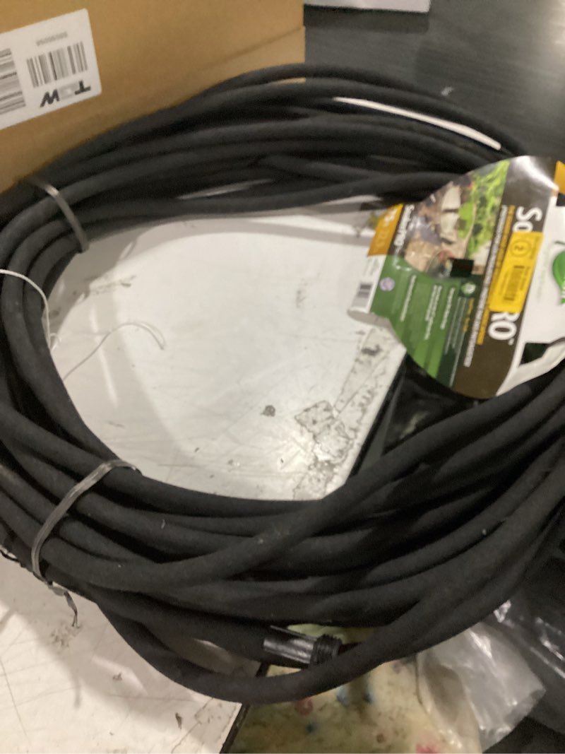 Condition photo showing As Is for element soaker 3/8" x 75' garden hose