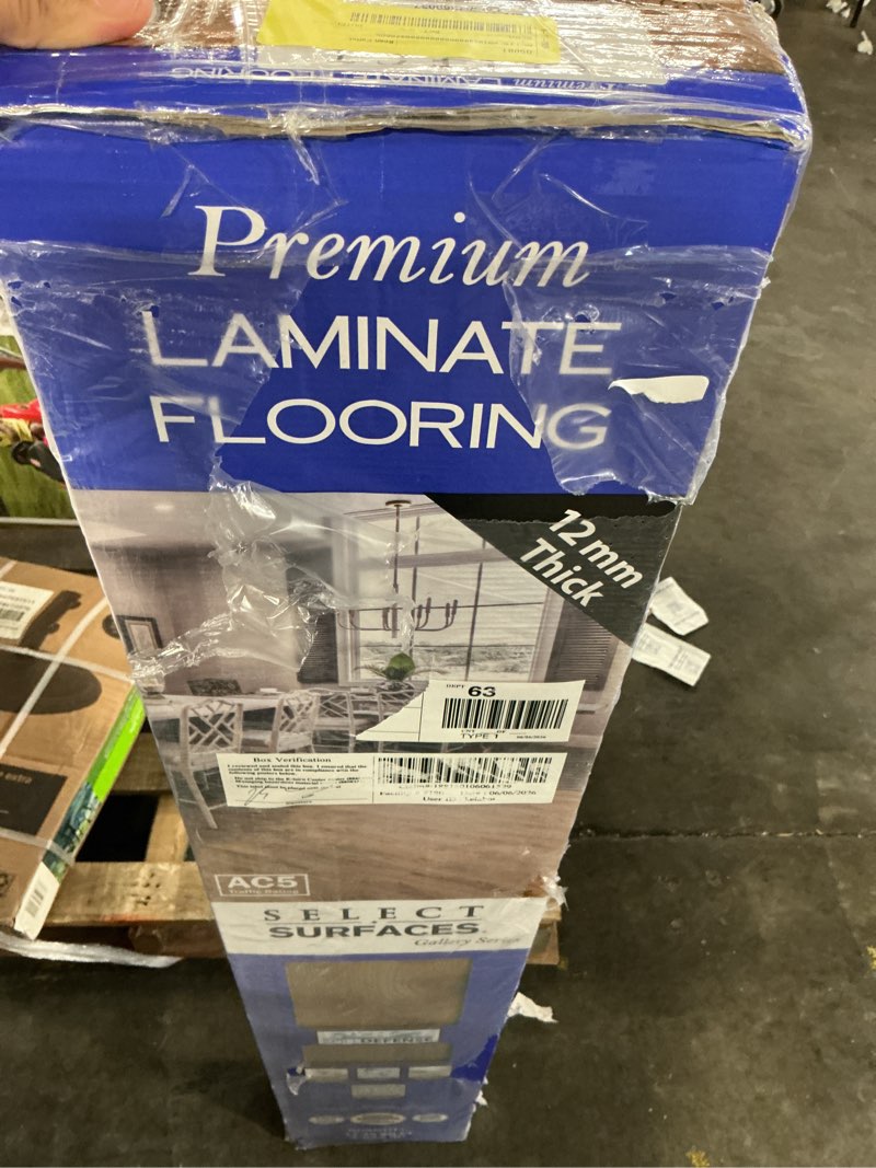 Condition photo showing Good Condition for select surfaces victoria spilldefense laminate flooring, 17.49 sq. ft. per box