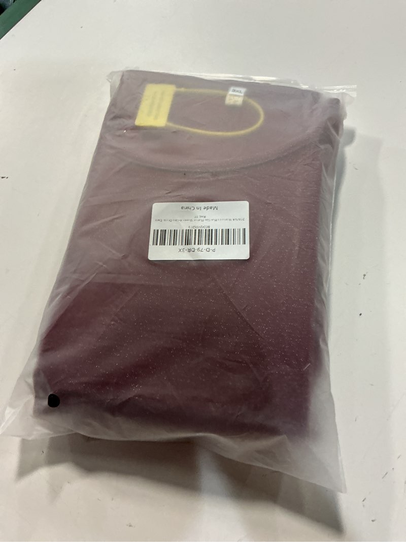 Condition photo showing Good Condition for zomva plus size sparkly shift dress wing ruffle sleeve round neck short glitter dresses wedding guest cocktail party dark red large plus