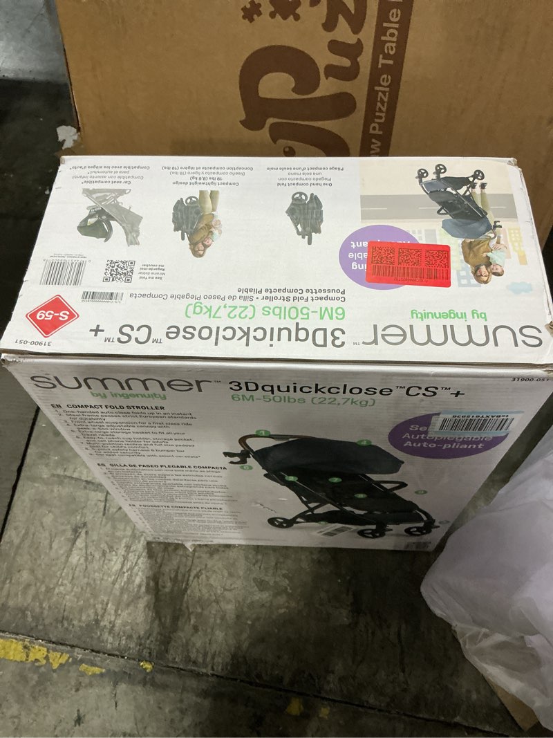 Condition photo showing New/Like New for Ingenuity 3D Quick Close CS+ Compact Fold Stroller - Deep Ocean