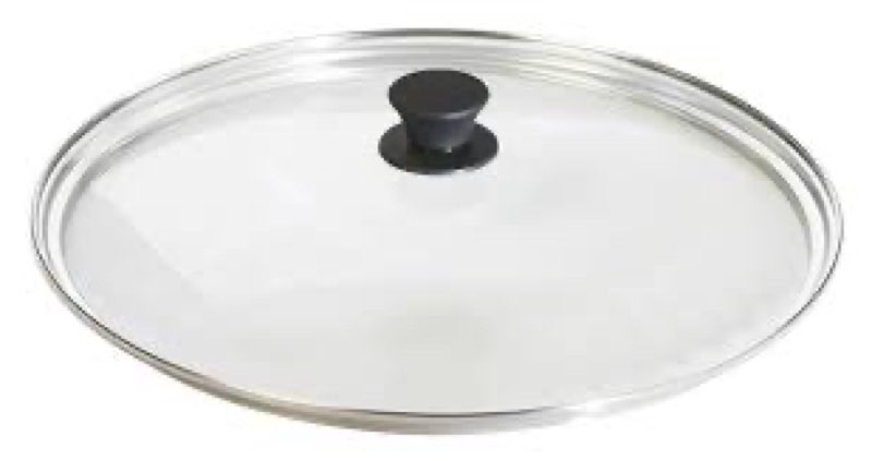 WANGYUANJI Round Tempered Glass Lid - Versatile Glass Lid for 14.2 Inch Skillets, Pans, and Dutch Ov