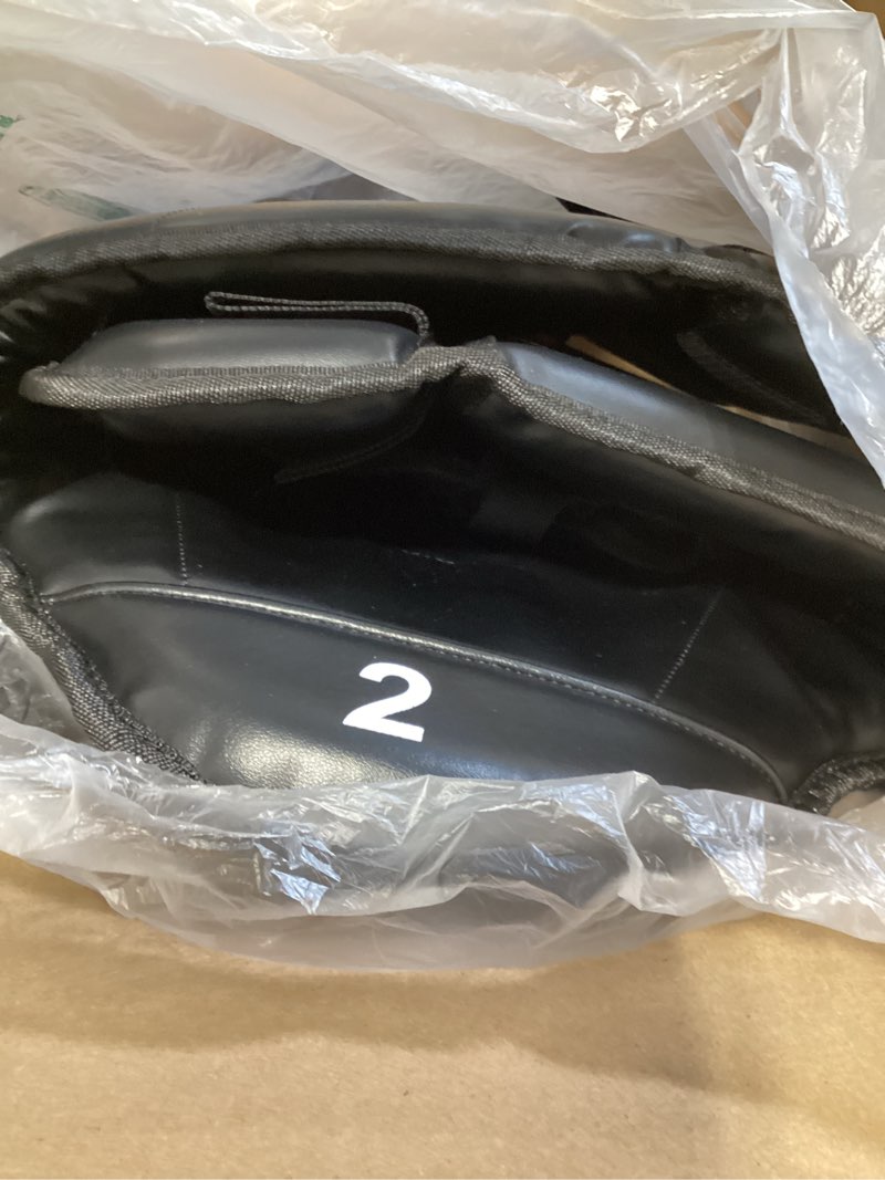 Condition photo showing Good Condition for chest protector for kickboxing, sparring training heavy punching, boxing body protector adjustable shield, martial arts upper belly protection pad, taekwondo large (black)