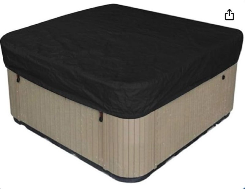 Cover 6x10 Protector, Outdoor Rectangle SPA Cover for Hot Tub Portable Patio Bathtub Protector Rainproof