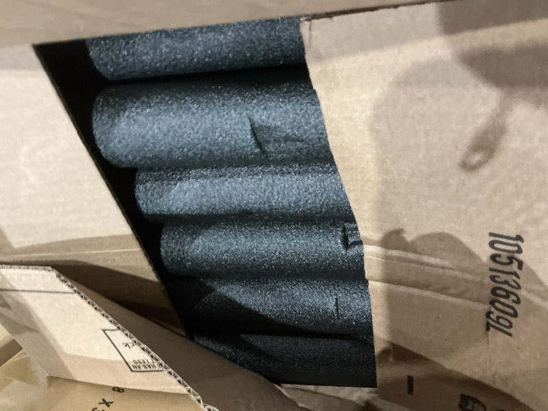 Condition photo showing As Is for Comfyanno Under Door Draft Stopper - Bottom Door Gap Filler & Seal - Fits 24” to 30” Door, Block Cold Air, Noise, Sound, Wind, Bugs, Easy to Install, Double Side Block, No Adhesive, Gray 30 Inch (Pack of 1) Gray