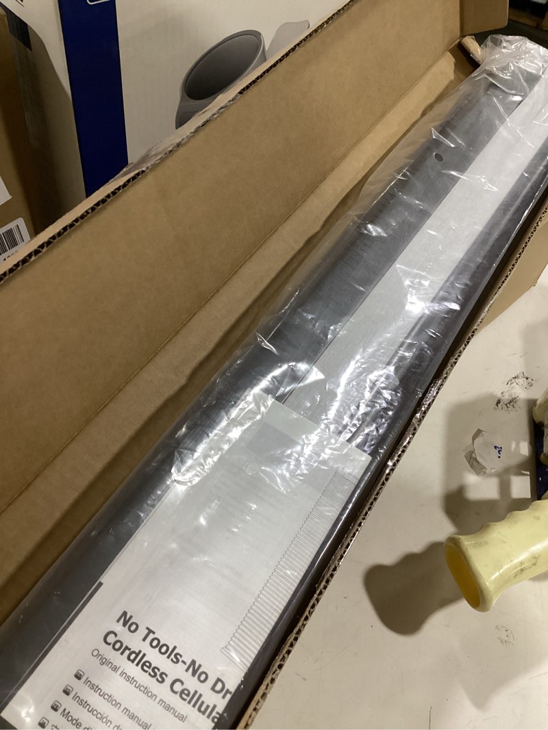 Condition photo showing Good Condition for lazblinds cordless cellular shades, no tools no drill blackout honeycomb shades pleated blinds for windows, 27'' w x 48'' h, midnight black blackout-midnight black 27'' w x 48'' h