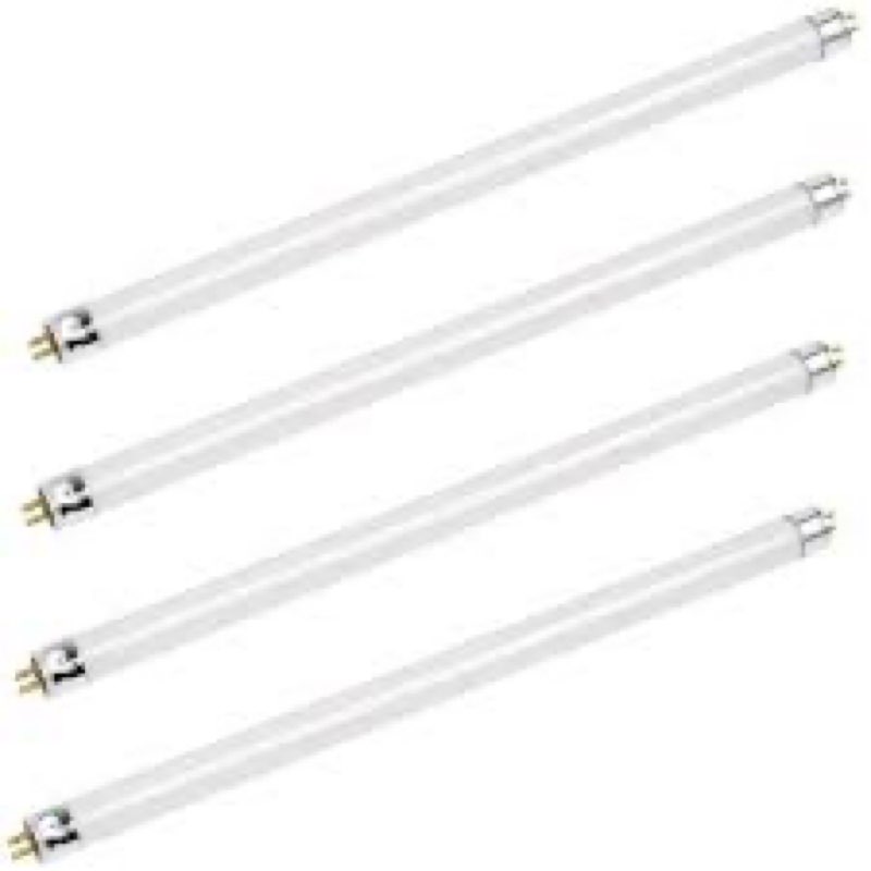 bluex bulbs 4 pack f14t5/830 14w 22 inch t5 fluorescent tube light bulb 3000k warm white mini bi-pin (g5) base straight tube light bulb