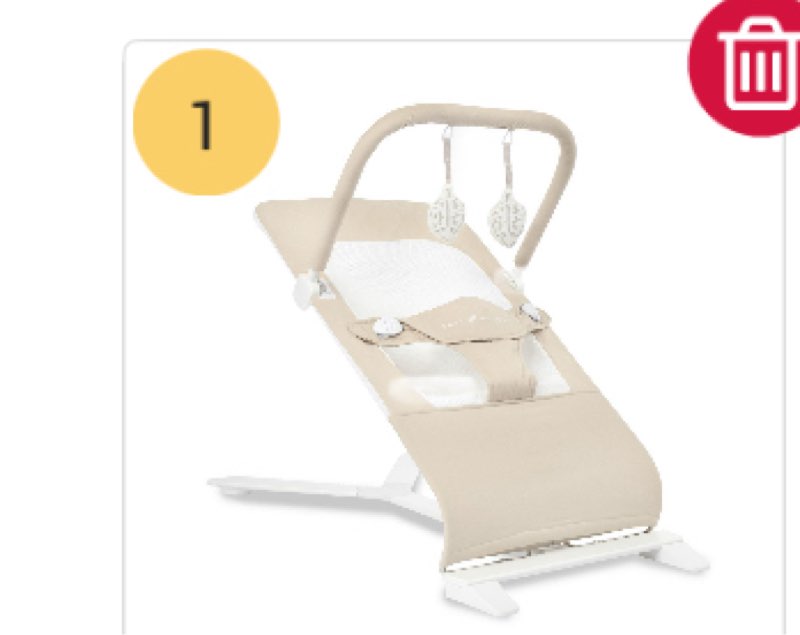 Baby Delight Organic Alpine Deluxe Portable Bouncer - Oat