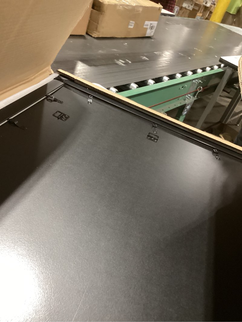 Condition photo showing Good Condition for GULETHUN 24x36 Frame, Transitional Modern Design Picture Frames, 24 by 36 Rustic Poster Frame for Home Decor, Gold Vintage Photo Frames, Horizontal or Vertical Display, Choose Size & Color Gold 24x36in