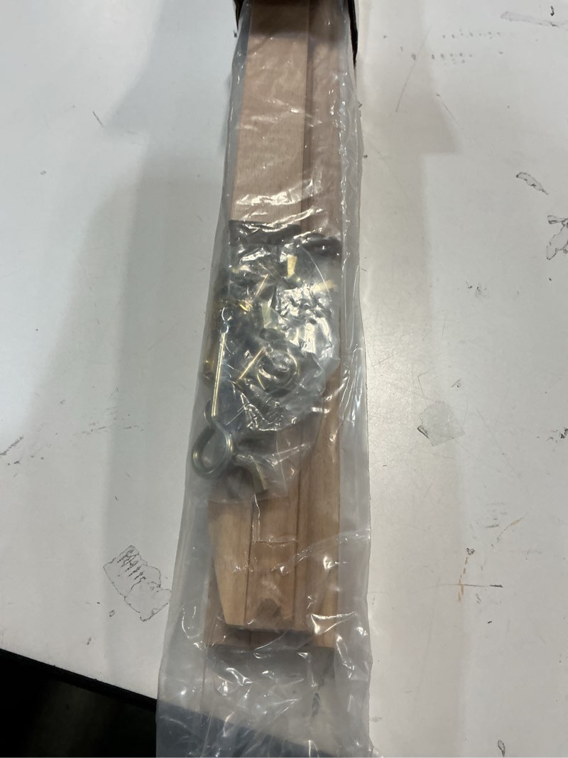 Condition photo showing Good Condition for MEEDEN Wood Easel Stand for Display: Wooden Tripod for Poster Board - Wedding Easel Standing for Welcome Sign Natural Color