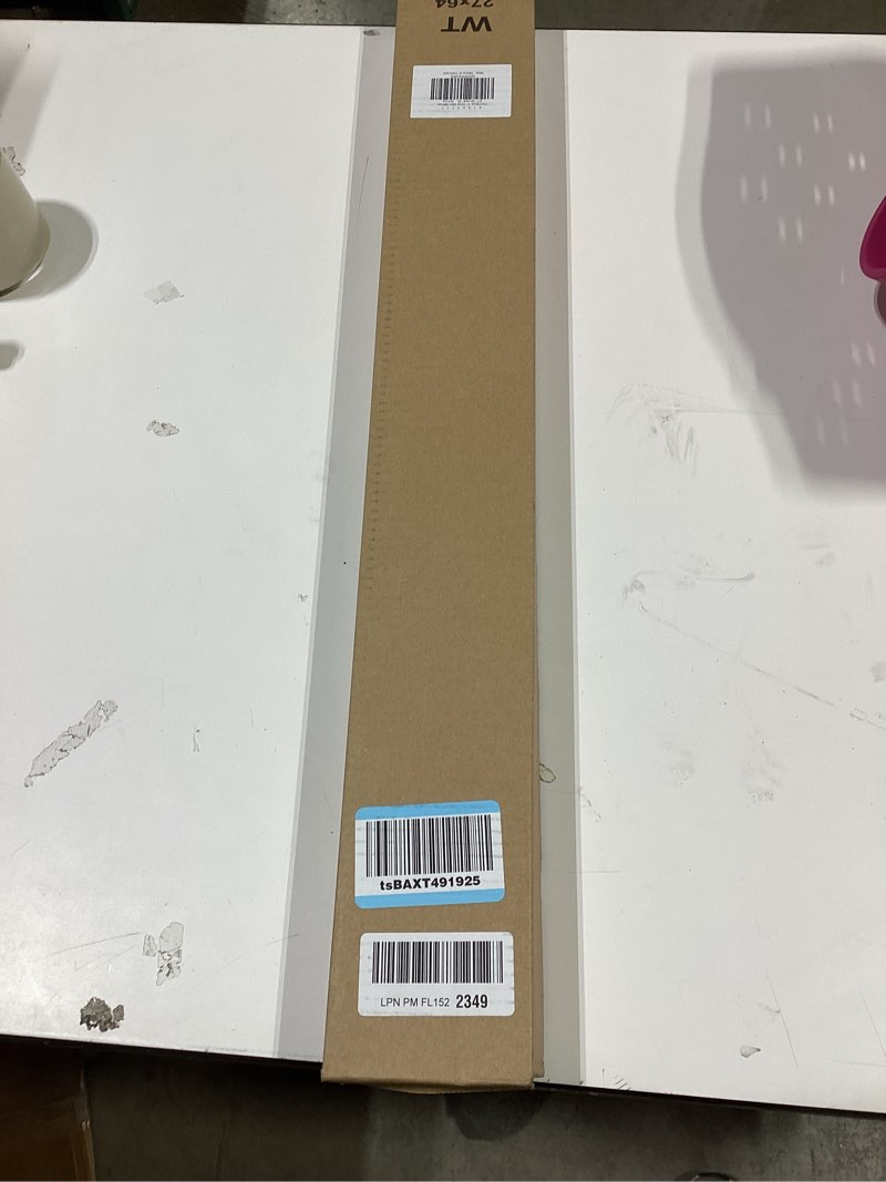 Condition photo showing Good Condition for lazblinds cordless white 1" room darkening vinyl mini blinds, 27" w x 64" h horizontal window blinds for home, cordless shades for indoor windows white 27"w x 64"h