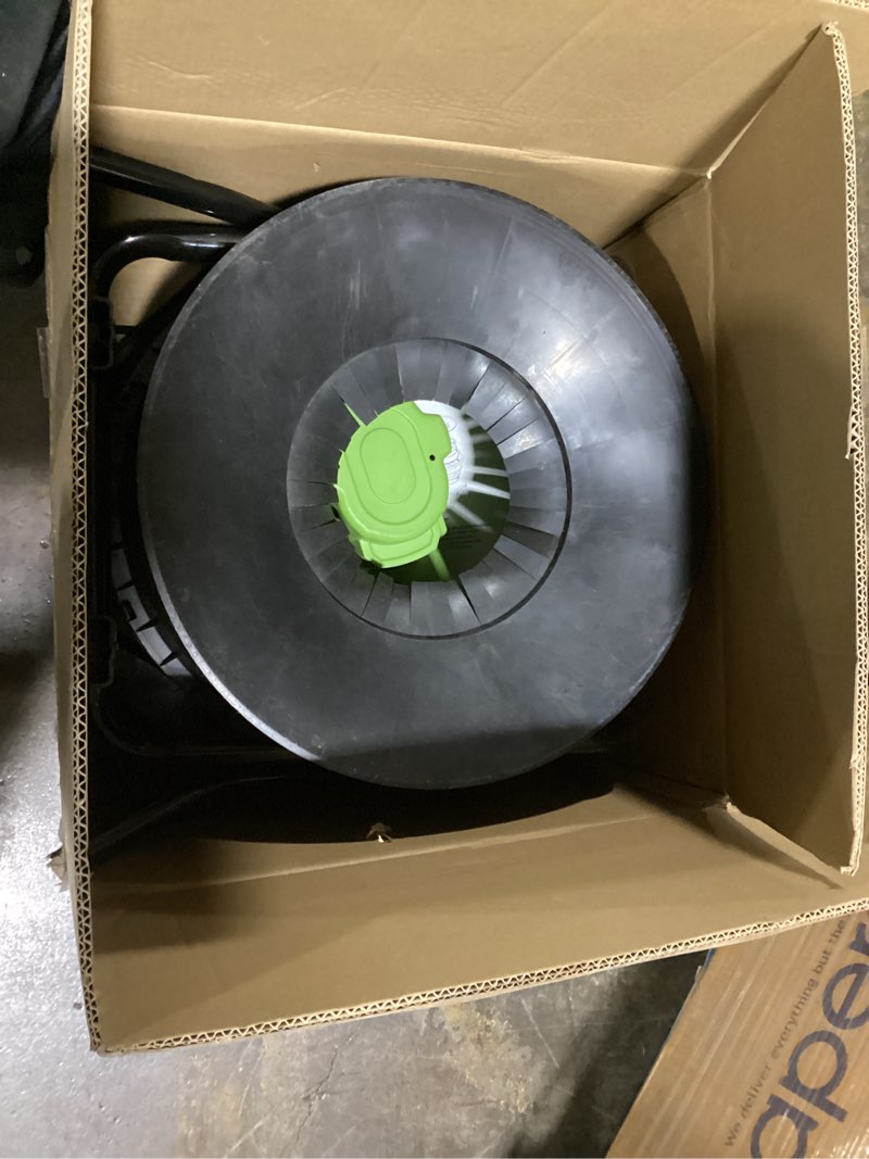 Condition photo showing As Is for XL Bladeless Leaf Shredder & Mulcher | Powerful 15 Amp, 9,000RPM Motor for 18:1 Reduction Ratio