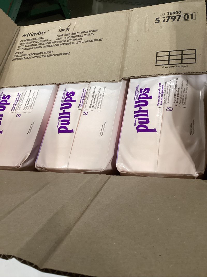 Condition photo showing Good Condition for Pull-Ups Girls' Skin Essentials Potty Training Pants, Training Underwear, 4T-5T (38-50 lbs), 99 Ct (