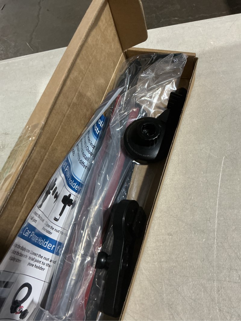 Condition photo showing As Is for pzk car phone holder for chevy silverado 1500/gmc sierra 1500 2022 2023 2024 2025 accessories 13.4-inch screen magnetic 15w fast wireless charger car phone mount with 360° rotating extension rod 2022-2025 silverado /gmc sierra (extension rod) magsafe+ wireless charger