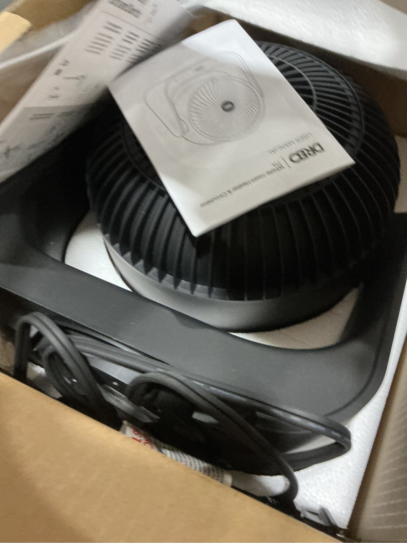 Condition photo showing As Is for Dreo Whole Room Heater 714, 60° Vertical & 90° Horizontal 3D Oscillating Heating, 12 ft/s Long-Range Circulator, 3 Heat & 3 Fan Settings, Space Heaters for Indoor Use, Bedroom, Office, Black