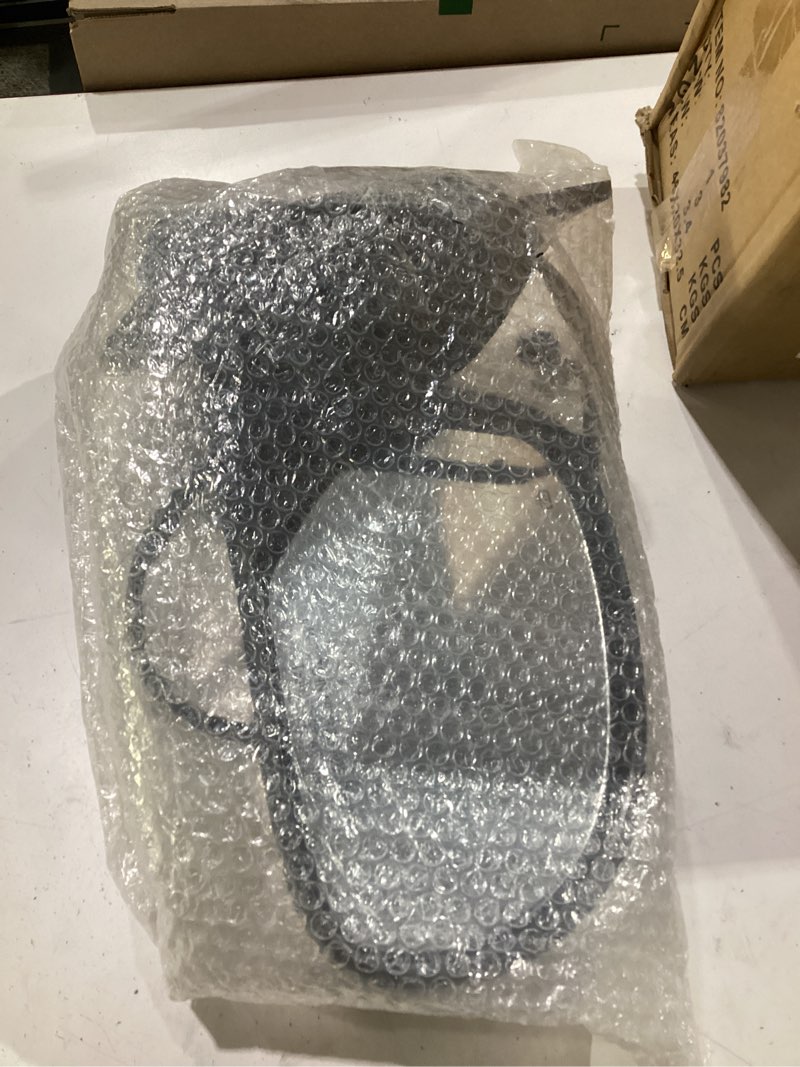 Condition photo showing New/Like New for passenger chrome power folding side mirror compatible with 2007-2014 chevy tahoe suburban silverado avalanche/gmc yukon sierra heated/with puddle light/turn signal indicator right mirrors chrome-r
