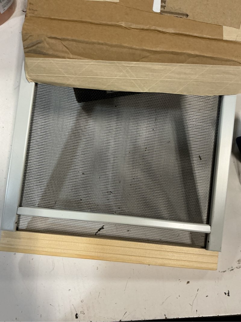 Condition photo showing Good Condition for frost king aws1025sp wb marvin adjustable window screen, 10in high x fits 15-25in wide 10" high x fits 15-25" wide