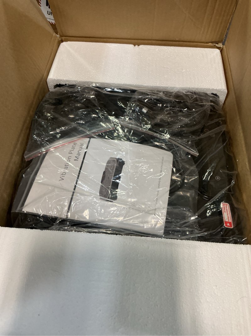 Condition photo showing Good Condition for Taevno Vibration Plate Exercise Machine 450 Lbs Capacity,Vibrating Plate for Lymphatic Drainage,Power Shake Plate 199 Speeds for Weight Loss,Full Body Vibration Platform Machines for Women Men
