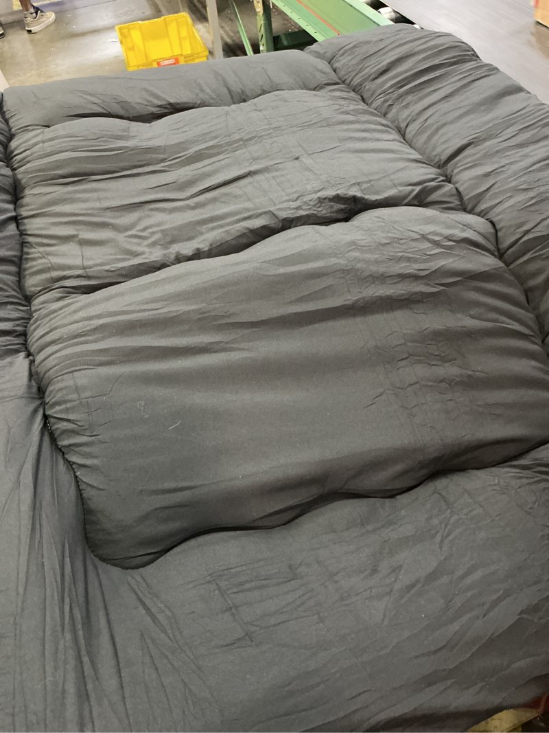 Condition photo showing Good Condition for maxyoyo japanese floor mattress futon mattress, 4" thicken tatami mat sleeping pad foldable roll up mat boys girls dormitory pad kids floor lounger pillow bed, black, full