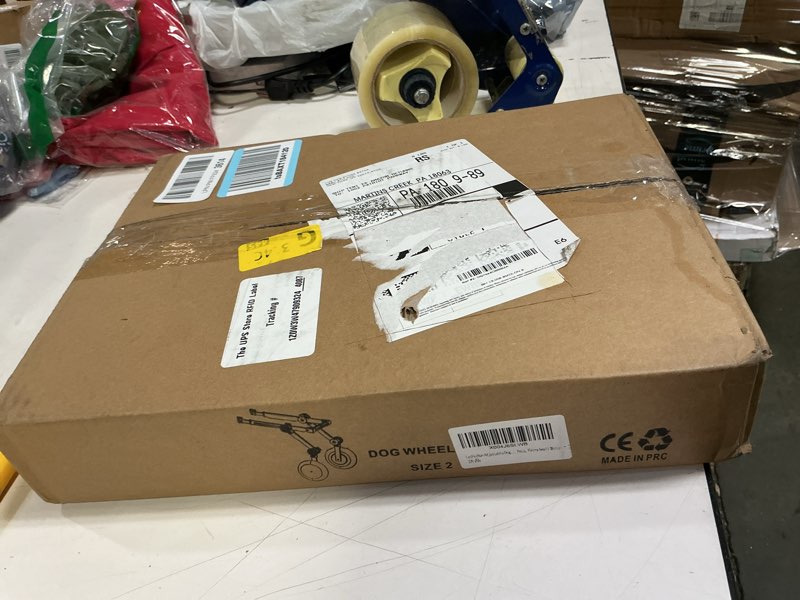 Condition photo showing New/Like New for Adjustable Dog Wheelchair for Back Legs Mobility Support Lightweight Pet Wheelchair for Disabled Hind Legs Walking Stable Dog Cart for Pets XS for 11-17.6lb
