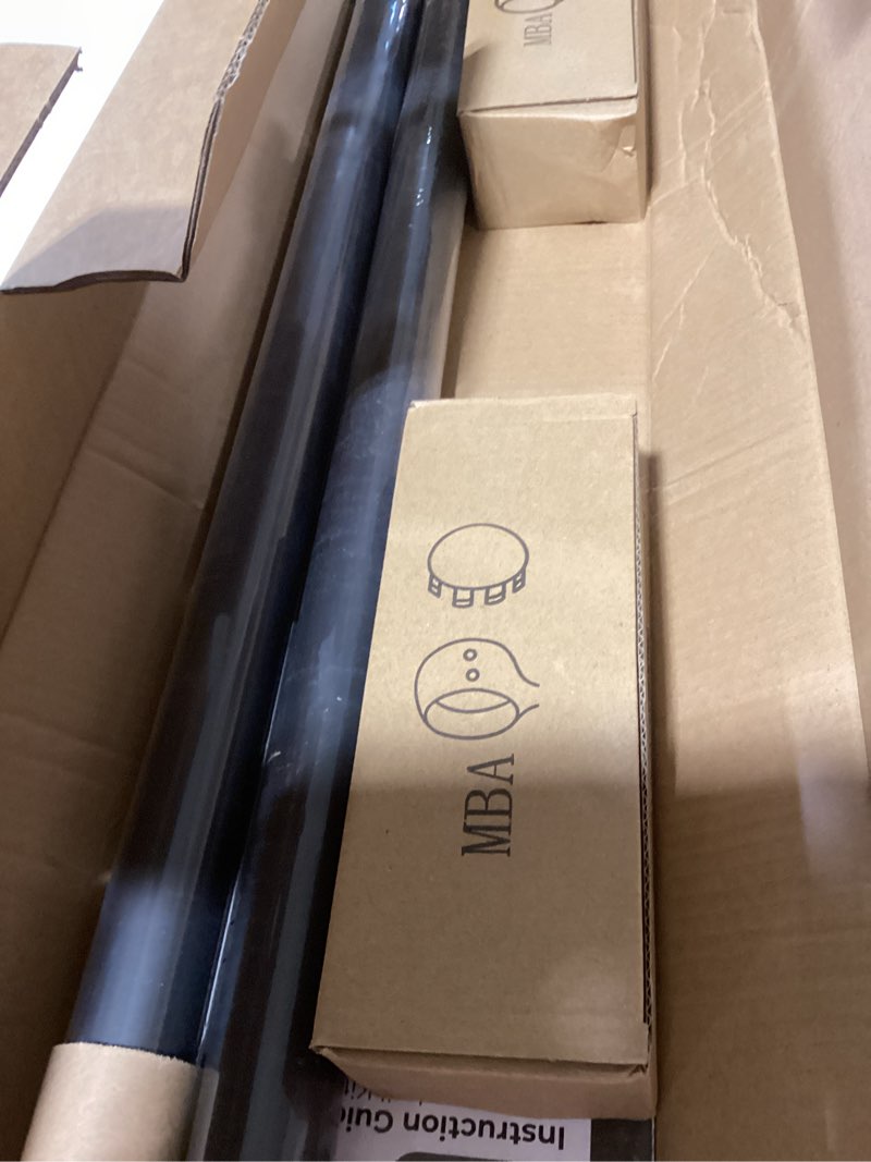 Condition photo showing New/Like New for rothley 6.6 ft industrial handrails for indoor stairs: modern staircase handrails wall mount stair handrail 1.6" round sturdy pipe hand railings for steps matt black powder coat stairway railing 6.6ft matt black
