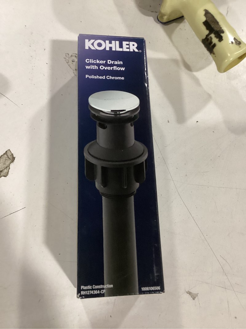 kohler polished chrome bathroom sink pop up drain