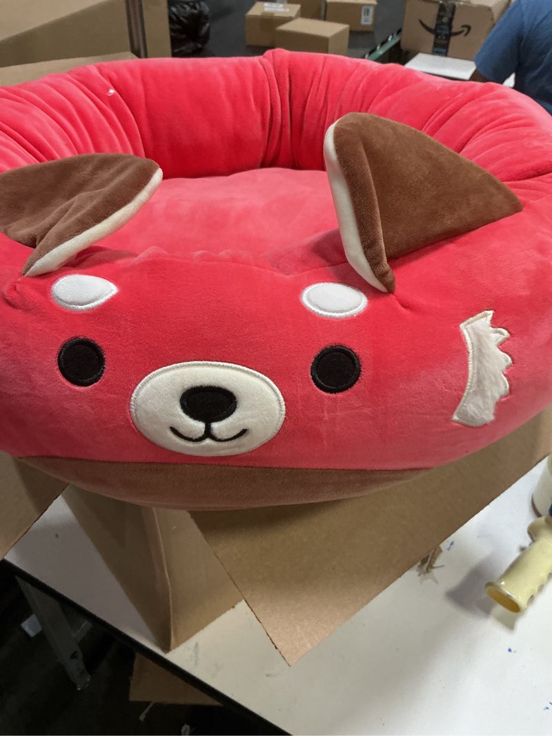 Condition photo showing Good Condition for Squishmallows Original 30-Inch Cici The Red Panda Pet Bed - Large Ultrasoft Official Plush Pet Bed for Dogs and Cats Large Red Panda