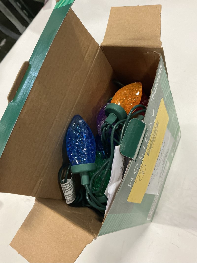 Condition photo showing Good Condition for Holiday Living 25 -Count 20-ft Multicolor LED Plug