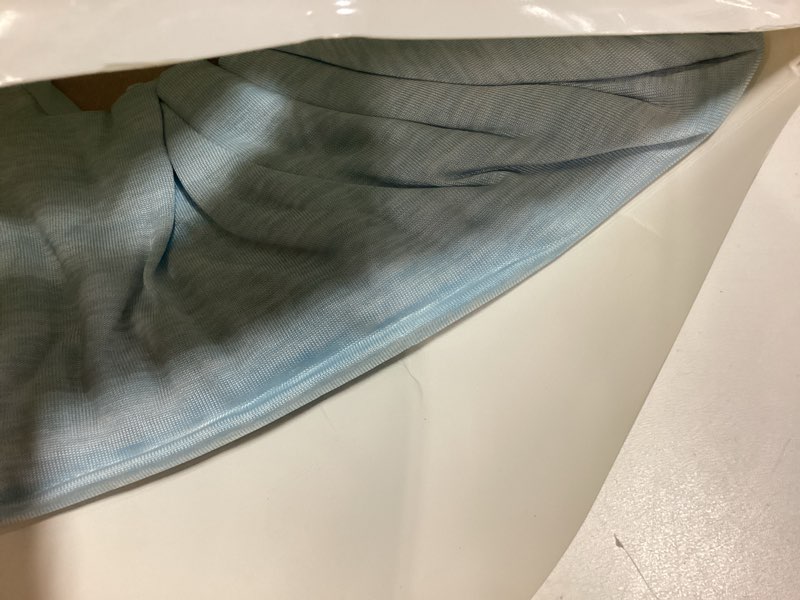 Condition photo showing Good Condition for HOMFINE Cooling Pillowcase Body Size - Double Side Q-Max 0.439 Cooling Fiber for Pillow Protector, Breathable Long Cold Pillow Cover for Hot Sleeper Night Sweat, Zipper, 1 Pack (20"x54", Light Blue) Light Blue Body - 20"x54"