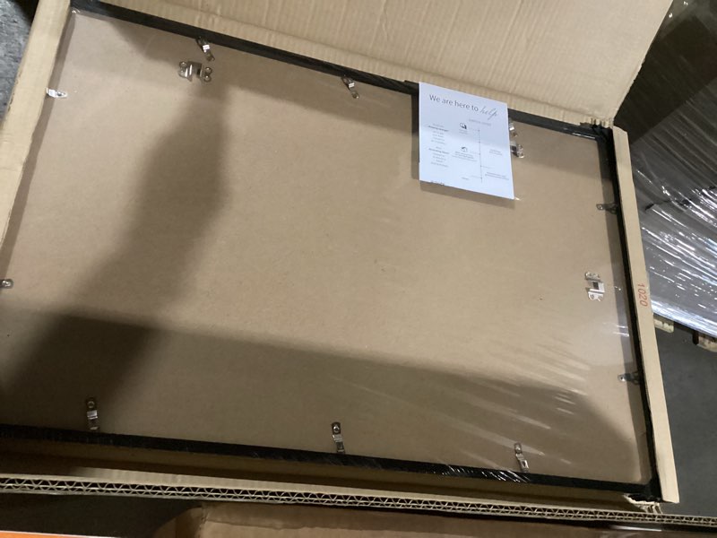 Condition photo showing Good Condition for lavie home 18x28 picture frame for wall display, 18x28 black picture frame with hd plexiglas, 18 x 28 photo frame 1 pack, display frame for vertical or horizontal, classic collection black 18x28 1