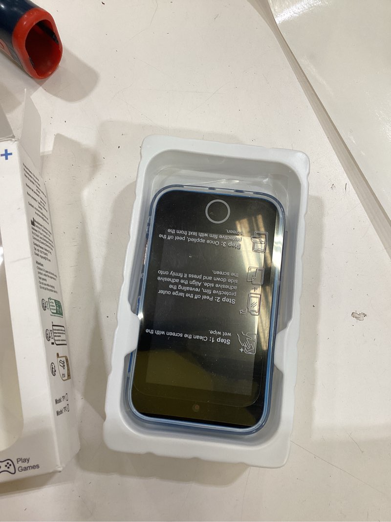 Condition photo showing Good Condition for kids smart phone, 3.5" touchscreen kids phone toys for 3 4 5 6 7 8 9 year old boy, no wifi educational toddler learning phone with dual camera, music player, game, christmas birthday gifts for age 3-9