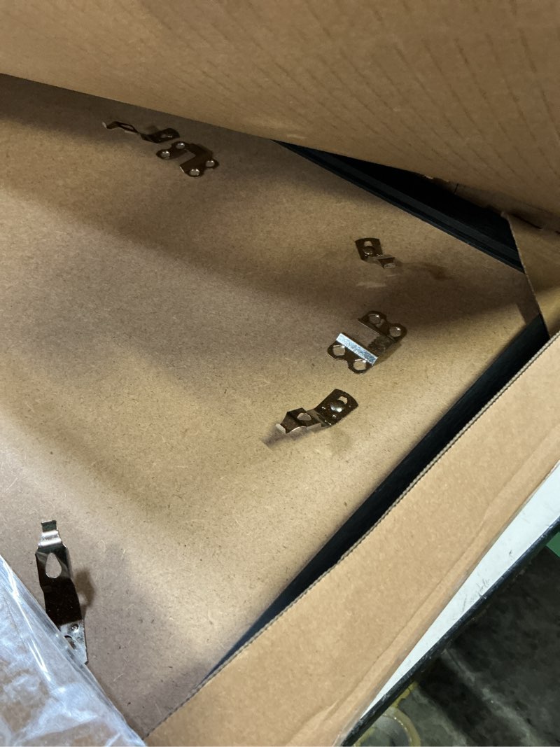 Condition photo showing Good Condition for a plus max 20x30 picture frame, black engineered wood frame for 20 x 30 inch picture poster photo, light weight 20 by 30 frame with wood-grain for wall - 1 pack/black/20 x30 black 20x30 1 pack