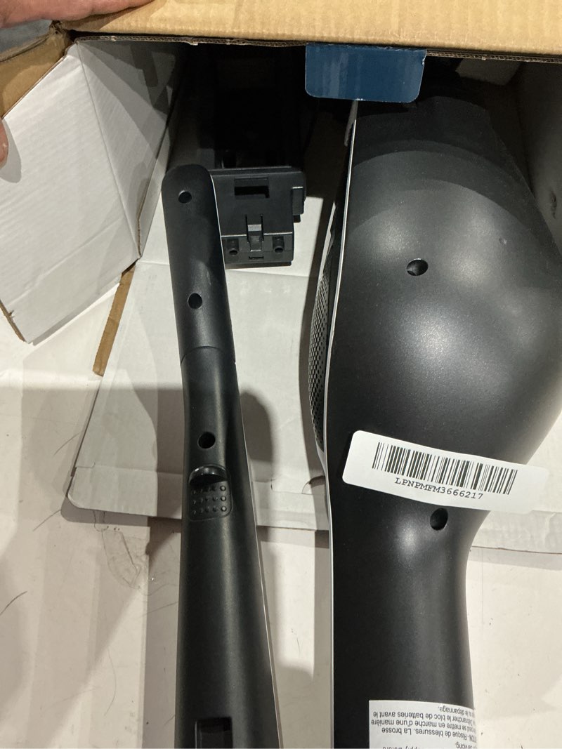 Condition photo showing As Is for electrolux ergorapido cordless 2-in-1 vacuum cleaner with high suction power and 180° easysteer mobility, 48-minute run time, 2 power modes, satin white standard