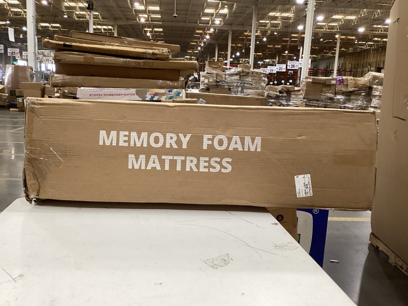 Condition photo showing New/Like New for memory foam mattress