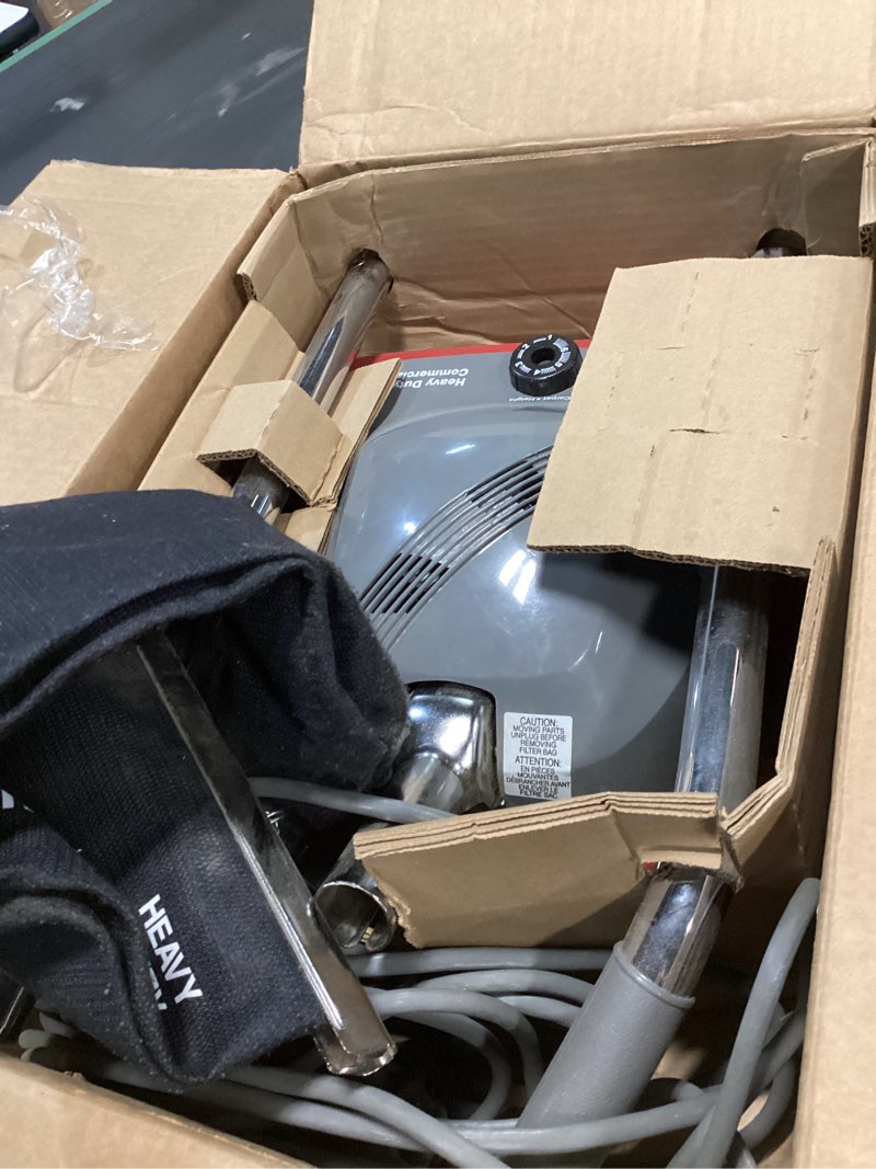 Condition photo showing As Is for Sanitaire SC679K Tradition Upright Commercial Bagged Vacuum, Red