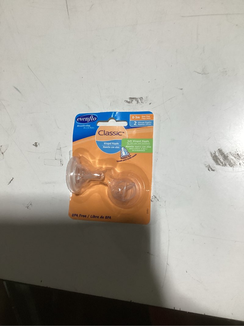 Evenflo Feeding Classic Winged Nipple, Newborn