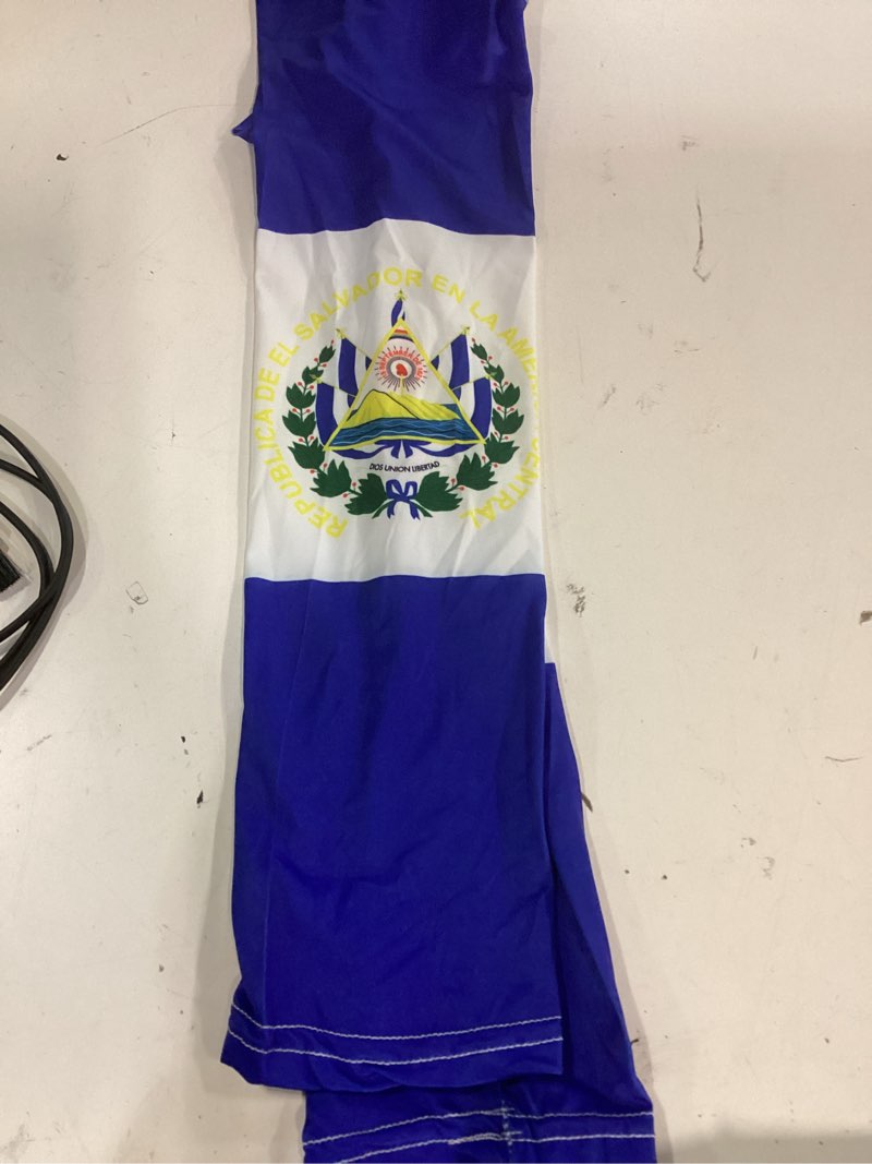 Condition photo showing Good Condition for cute flag arm sleeves for men women sun protection sleeves arm sleeves cooling sleeves one size el salvador flag _200001