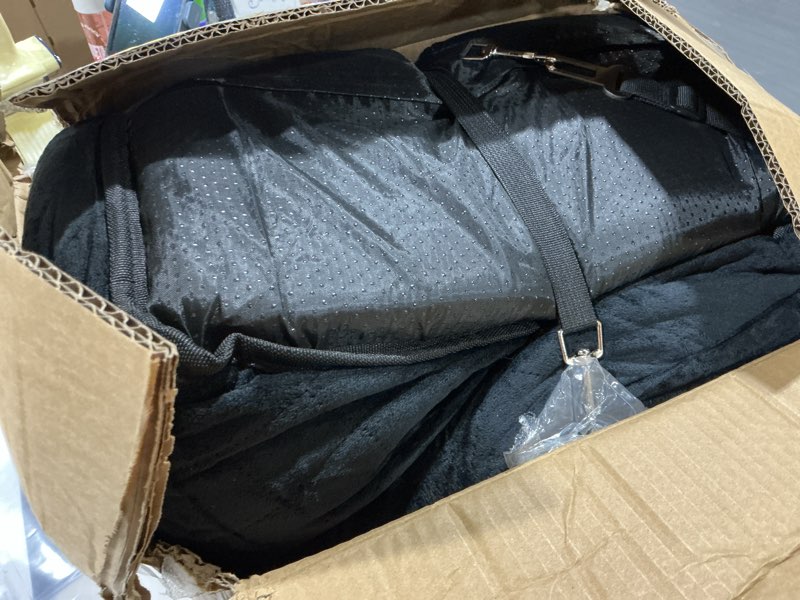 Condition photo showing Good Condition for rengue dog car seat for large/medium dogs, dog car bed for backseat washable pet travel safety car seat oft dog booster seats with storage pockets for easy cleaning fits for all cars(small)