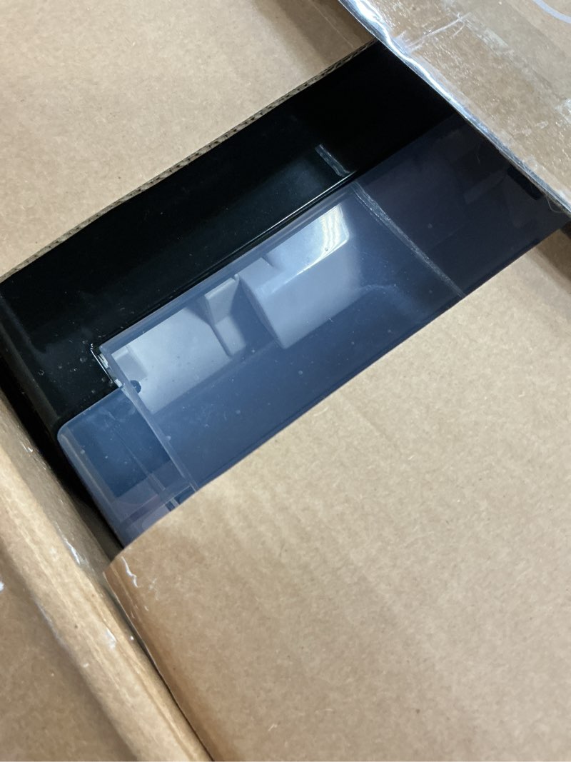 Condition photo showing As Is for newbulig nugget ice makers countertop, portable nugget ice machine, ready in 6 mins, 24lbs in 24hrs, auto-cleaning, with basket and scoop, for home, kitchen, rv, camping, black nugget black 14.5"*13.6"*10.3"