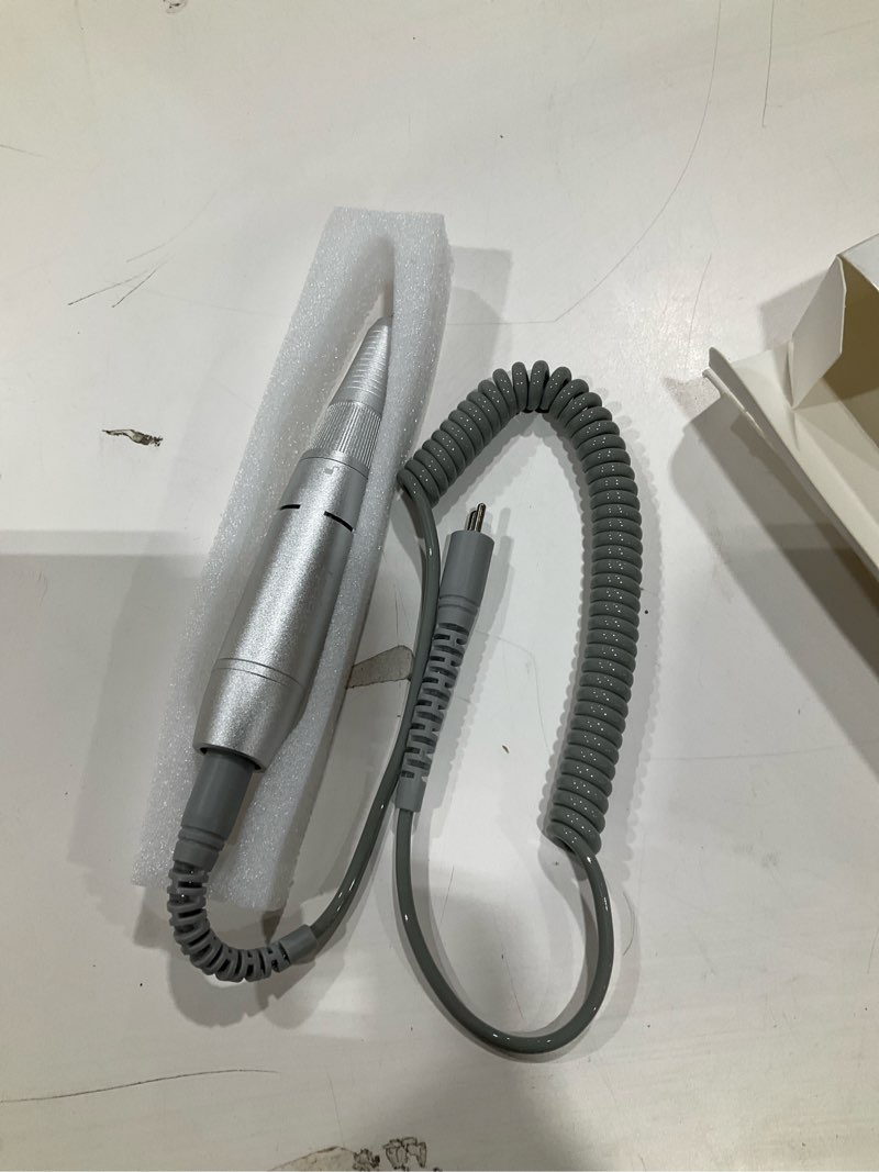 Condition photo showing Good Condition for updated 2-pin jack nail drill handpiece replacement, 30000rpm professional nail drill handle (only handpiece)