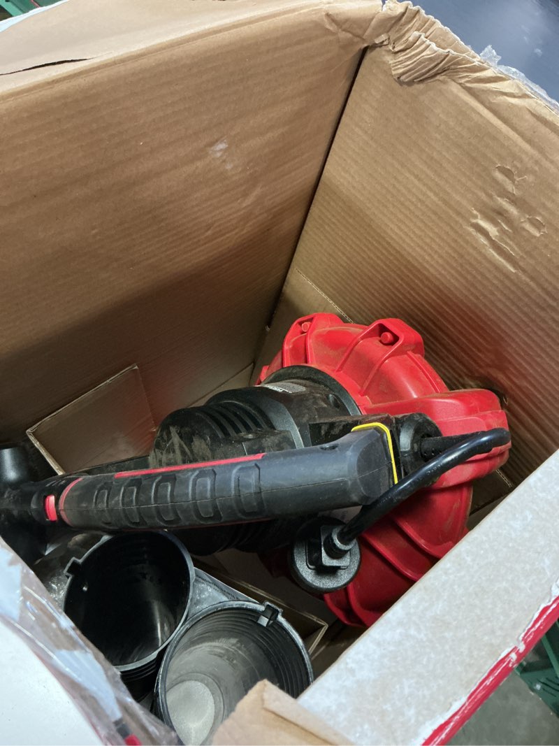 Condition photo showing As Is for hyper tough 12 amp electric blower and vac combo ht21-401-002-05 [new]