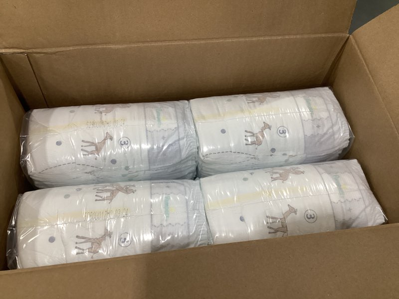 Condition photo showing Good Condition for Pampers Swaddlers Diapers, Size 3 (13-26 lbs), 136 Count, Absorbent, Keeps Baby Dry and Comfortable, Skin Safe Disposable Baby Diaper (Packaging May Vary) Size 3 136