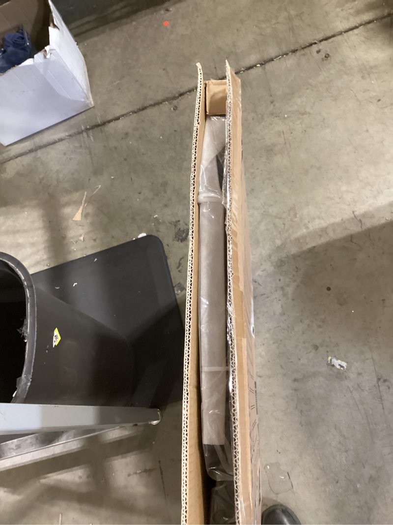 Condition photo showing Good Condition for keny 29.7"-46" baby gate for stairs, auto close dog gates for doorways, pressured mounted no drilling pet gate extra wide, one-hand opening dual lock stair gate, indoor kids necessities, black black 29.7-46"wide,30"tall