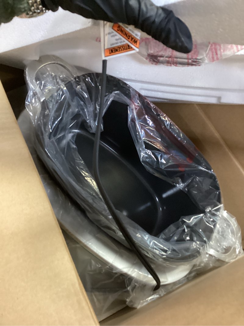 Condition photo showing New/Like New for Ninja MC1001 Foodi PossibleCooker PRO 8.5 Quart Multi-Cooker, with 8-in-1 Slow Cooker, Dutch Oven, Steamer, Glass Lid Integrated Spoon, Nonstick, Oven Safe Pot to 500°F, Sea Salt Gray Sea Salt Gray 8.5 Quarts