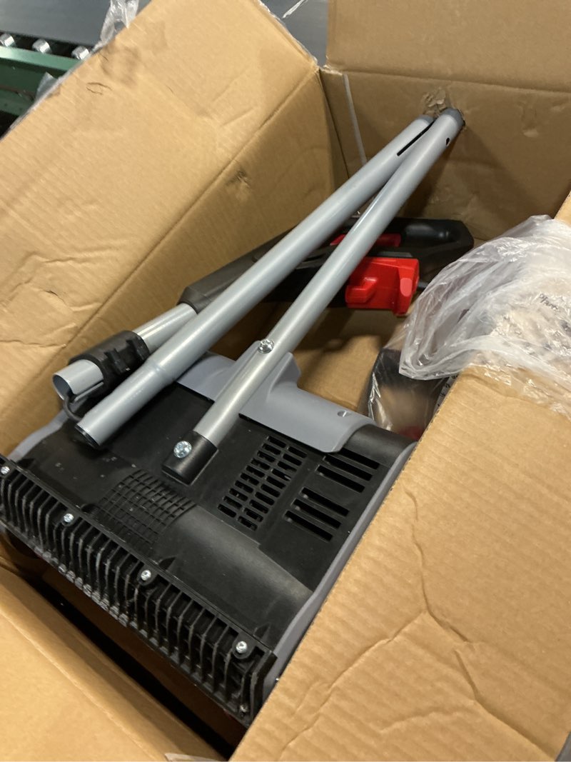 Condition photo showing As Is for EWORK Corded Snow Shovel 11-Inch 1200W 10A Powerful Electric Snow Shovels, 6-Inch Clearing Depth, 23-Foot Max Throw Distance, Power Snow Blower for Driveway, Steps, Sidewalk, Porch