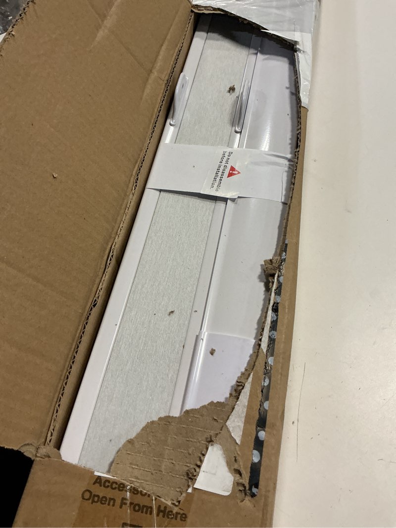 Condition photo showing Good Condition for tonature no drill cellular shades for indoor windows, thermal insulating & noise reducing honeycomb blinds, free stop cordless blackout shades, white, 30 1/2" w x 64" h 30 1/2"w x 64"h white(blackout)